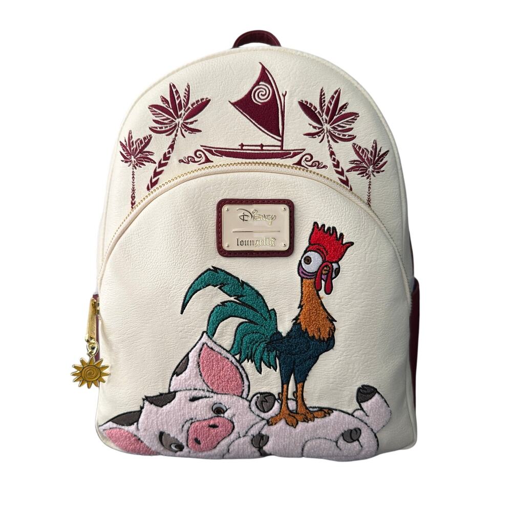 Loungefly Disney Moana Hei Hei and Pua Mini Backpack NWT